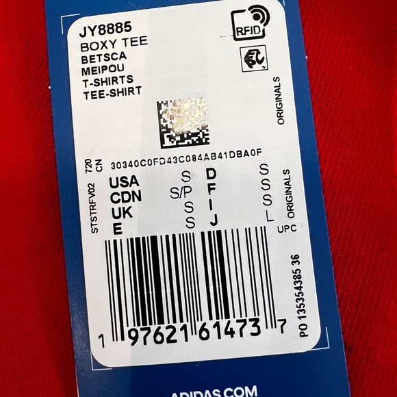 Adidas Cropped Boxy Tee - Picture 3 of 4